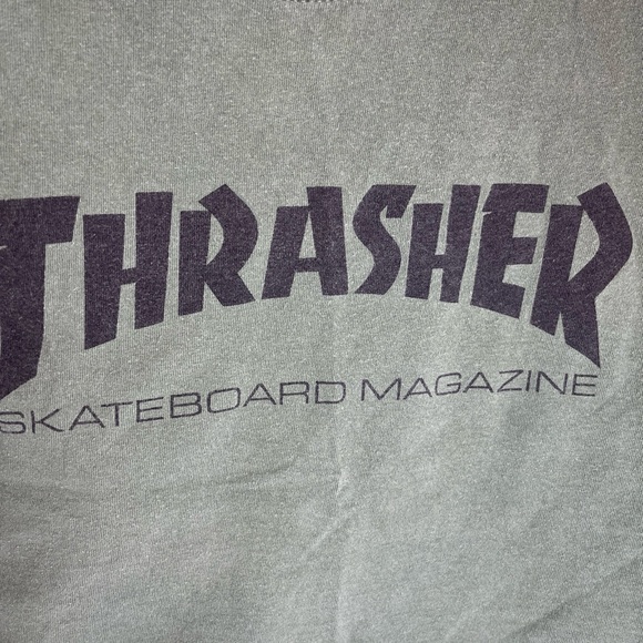 Thrasher magazine skateboard crop tshirt Medium - Picture 2 of 5